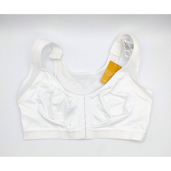 DELIMIRA Full Coverage Front Closure Bra Wire Free Back Support Posture 36E - Picture 4 of 9